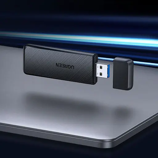 Адаптер Ugreen Wi-Fi AC1300 2.4GHz&5GHz USB 3.0 CM492 Black - фото 5