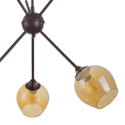 Люстра стельова Brille класична E27 60W BR (LK-677C/3) - фото 10