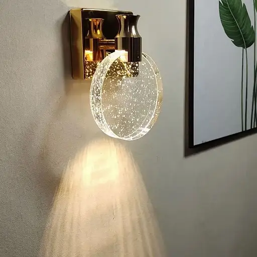 Настенный светильник в золотом корпусе 20х16 см Line F Арт. W022/1 FGD - фото 1