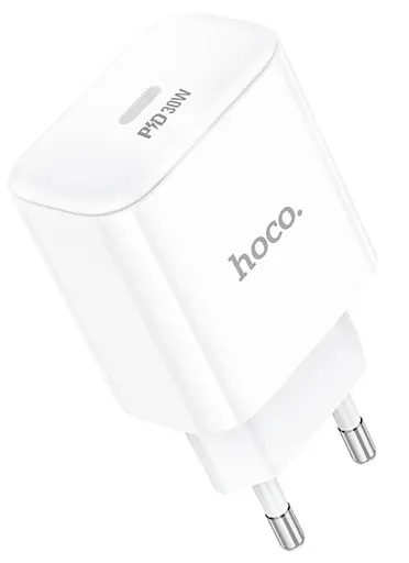 Мережевий зарядний пристрій Hoco C76A Pro білий 30W PD3.0 білий - фото 1