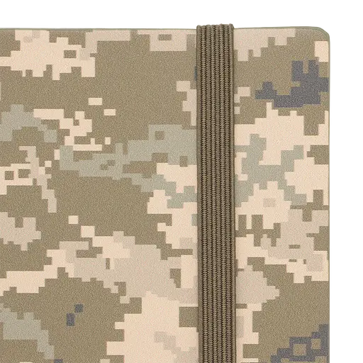 Ежедневник недатированный Buromax Military A6 искусственная кожа 336 страниц светло-зеленый (BM.26300-15) - фото 4