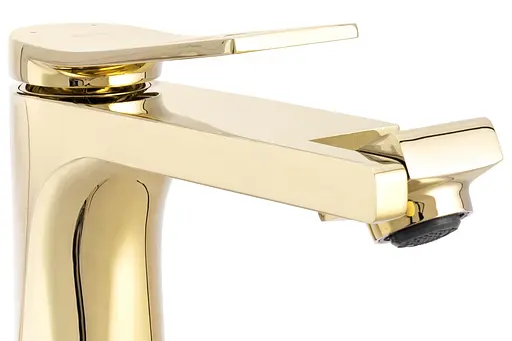 Смеситель для умывальника Rea Soul низкий gold 360 REA-B9959 Золотой - фото 3