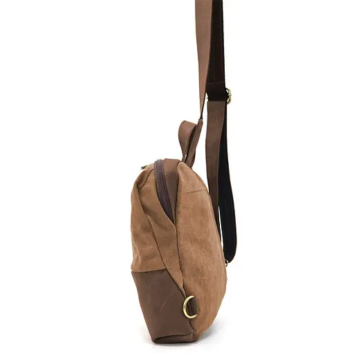 Кожаная сумка-слинг Tarwa 28х22х7 см sum0025530 - фото 5