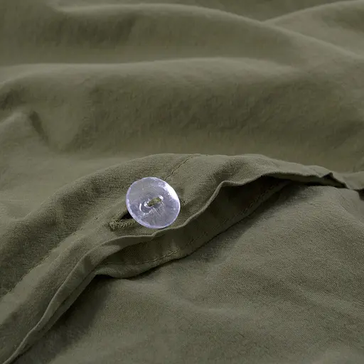 Постельное белье Lotus Home Washed cotton Kansas зеленый евро (svt-2000022349994) - фото 4