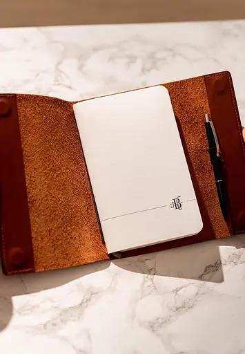 Шкіряний блокнот софт-бук 7.0 світло-коричневий - фото 5