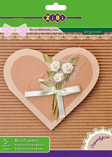 Гофрокартон кольоровий А5, 5 кольорів, 5 аркушів