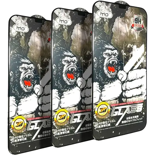 Захисне скло DK для Apple iPhone 12 Pro Max Full Glue 3D MO King Kong 017707 black 3 шт.