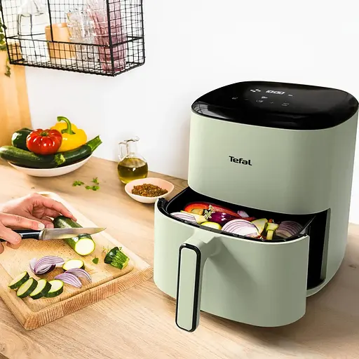 Мультипіч Tefal Easy Fry Max 1500 Вт світло-зелена (EY24ELE0) - фото 7