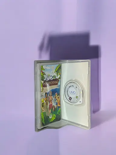 Локализованный лицензионный диск на PSP лицензия The Sims 2: Робинзони - фото 2