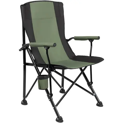 Стілець розкладаний Skif Outdoor Attache Чорний/Зелений - фото 2