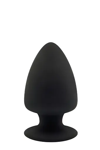 Анальна пробка Cheeky Love Premium Silicone Plug M 11 см (чорний)