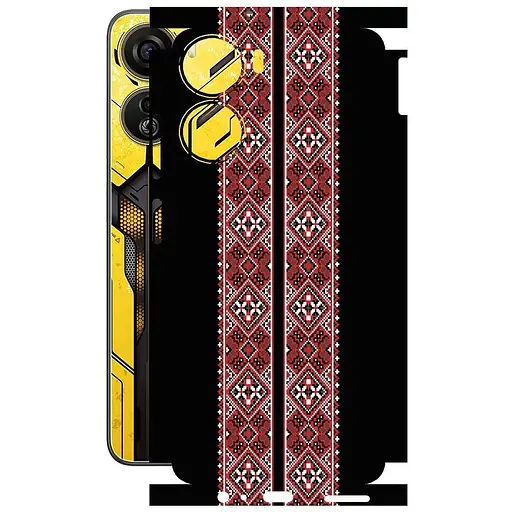Захисна плівка StatusSKIN для ZTE Nubia Neo 5G Корпус Вініл Вишиванка 3 - фото 1