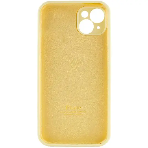 Чохол Epik Silicone Case Full Camera Protective AA для Apple iPhone 15 Plus 6.7 Жовтий/Mellow Yellow - фото 4