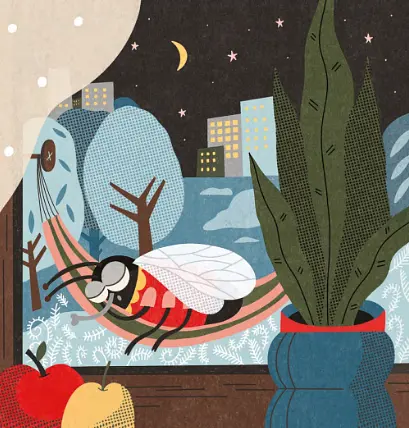 Книга Як комахи і звірята будуть зиму зимувати. Автор - Анна Солод (Чорні вівці) - фото 6