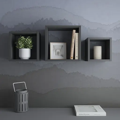 Полки на стену Vays комплект квадратных навесных полок из 3 шт. M-38 - фото 5