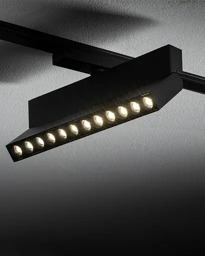 Магнитный трековый светильник Nowodvorski 11338 UT-LVM Focus Out LED 1x12W 4000K 1000Lm IP20 черный - фото 2