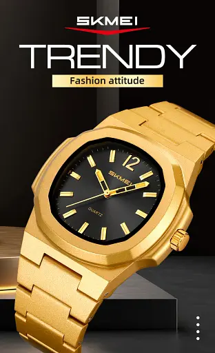 Наручний годинник Skmei 2382 Gold, 2382GD (18369) - фото 5