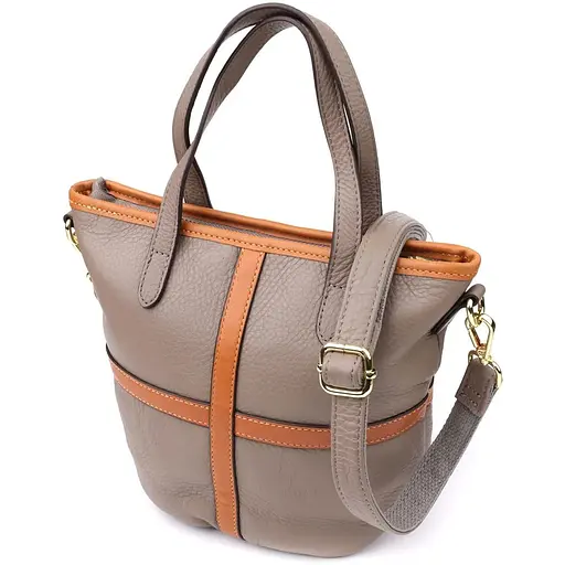 Вместительная сумка Vintage из натуральной кожи для женщин 25х33х13 см sum0027564 - фото 1