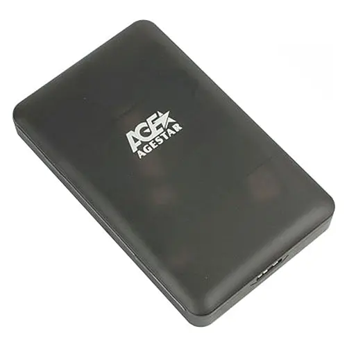 Зовнішня кишеня Agestar HDD 2.5" USB 3.0 (3UBCP3 black) - фото 1