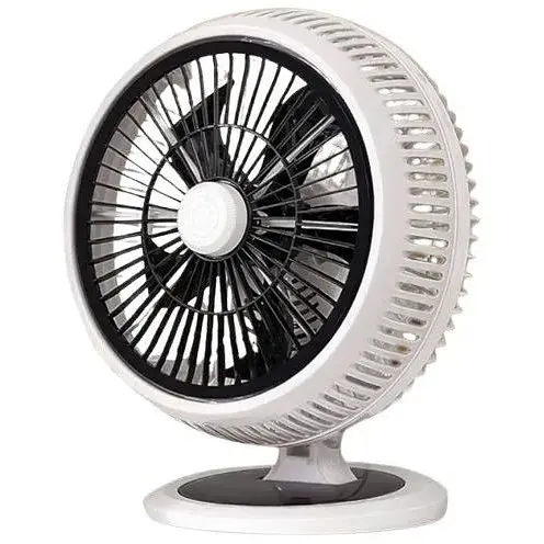 Настільний лопатевий вентилятор Wimpex WX-918 Поворотна мережева вітродуйка 50Вт Білий/Чорний - фото 1