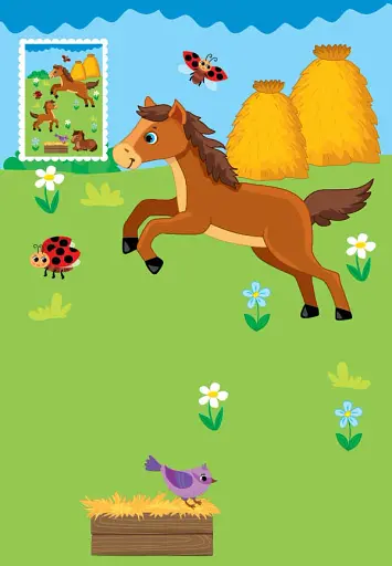 Прості аплікації великими наліпками. Велика ферма - фото 2