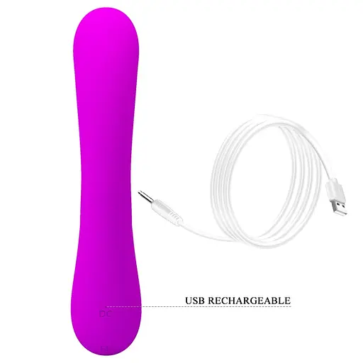 Вібратор-кролик Pretty Love Full Cover Silicone Sincere 17 см фіолетовий - фото 4