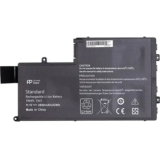 Акумулятор PowerPlant для ноутбуків DELL Inspiron 15 5547 (TRHFF) 11.1V 3800mAh