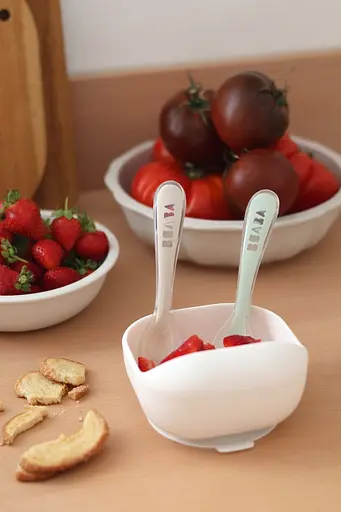 Ложка Beaba силіконова 8+ пастельно-рожевий (913628) - фото 6