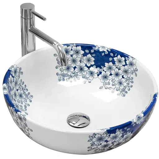 Умивальник Rea Fiori накладний білий REA-U6520, Білий - фото 1