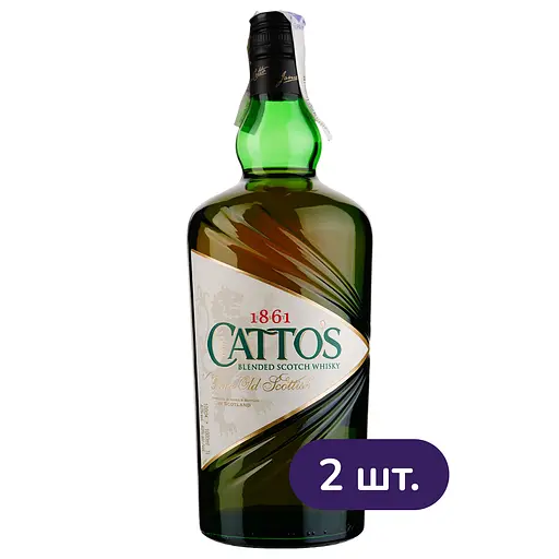 Виски шотландские Cattos40% 1 л х 2 шт.