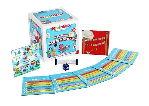 Настольная игра YaGo BrainBox Моя первая математика (укр.) (BZZBRFMA01UA) - фото 5
