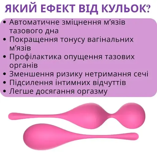 Набір вагінальних кульок I’MCUM Balance Pro Рожевий 3 шт (IM-KGE004) - фото 8