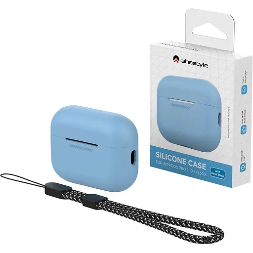 Чехол AhaStyle Colorful Silicone Case для AirPods Pro 2 Sky Blue (CP-187-2-C-SB) [133847] - фото 4