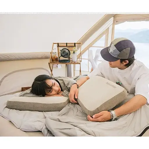 Подушка з пам'яттю Naturehike NH22ZT002 прямокутна (Сіра) - фото 3