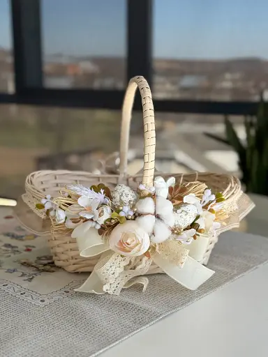 Пасхальная корзина 36х26х31см hand-made 1 MIS LT - фото 1