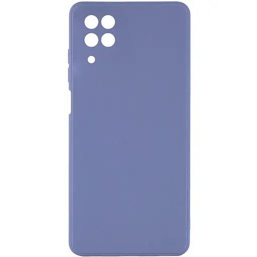 Силиконовый чехол Candy Full Camera для Samsung Galaxy M33 5G Голубой/Mist blue