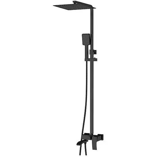 Душова система Koer KB-56007-05 KR3461, Чорний матовий - фото 1