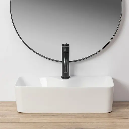 Умивальник Rea Mery накладний білий REA-U0699, Білий - фото 2