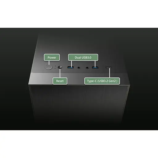 Корпус FSP CST220S без БЖ Black (CST220S) - фото 7