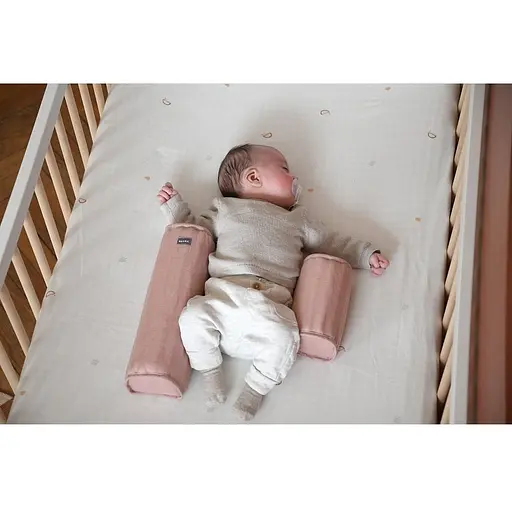 Позиционер для сна Beaba Bebecal лен розовый (915064) - фото 2