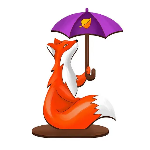 Фигурка для раскрашивания и декорирования "Лиса под зонтиком" FDZ-540 - фото 2