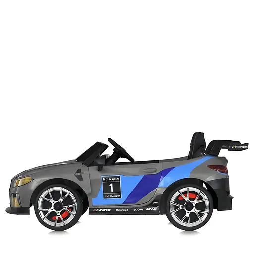 Електромобіль дитячий Bambi M 5849EBLRS-11 24V спортивний BMW для двох із пультом керування - фото 5