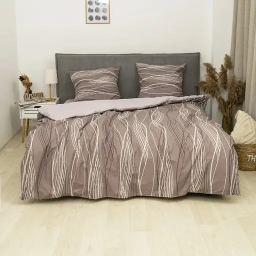 Комплект постільної білизни Viluta євро ранфорс 24315 100% бавовна - фото 1