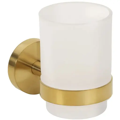 Склянка з тримачем Bemeta Sablo 160110012 білий - фото 1