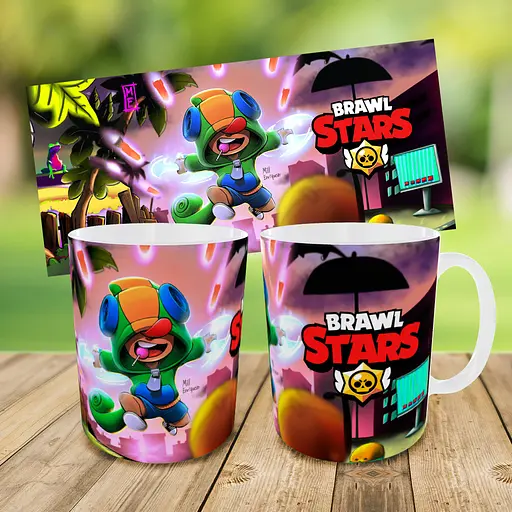 Подарочный набор :Сумка-бананка+ Кружка Бравл Старс детский,для мальчика (00258) - фото 3