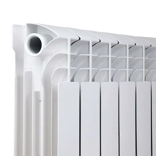 Радіатор біметалічний Thermo Alliance Bi-Ferrum 300/100 1,15 кг, Білий - фото 8