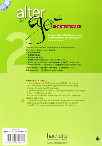 Alter Ego + Cahier D'activites + CD Audio (A2) - фото 2