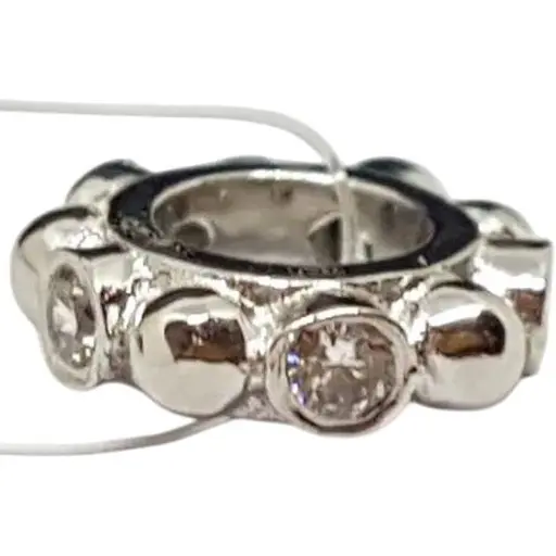 Серебряная подвеска-шарм Qvaliz с фианитами. 903-00758