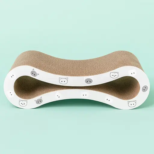 Дряпка Trixie для котів Хвиля Mimi з котячою м'ятою картон 48х16х22 см [CD] - фото 2