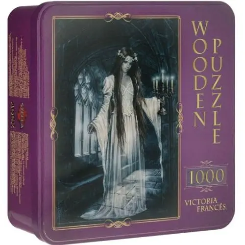 Пазл Stella деревянный Свечи 1000 эл. жестяная коробка (10055)